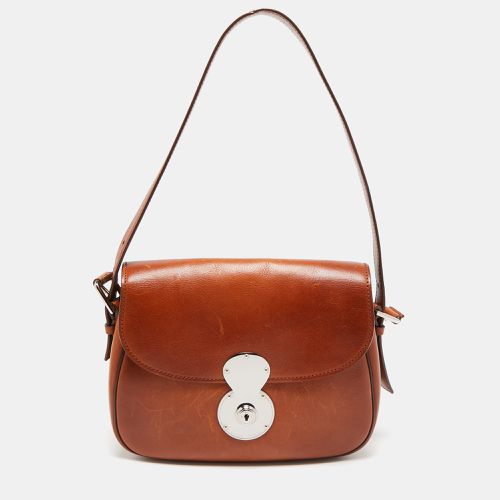 Ralph Lauren Brown Leather Ricky Flap Crossbody Bag - Ralph Lauren - Modalova