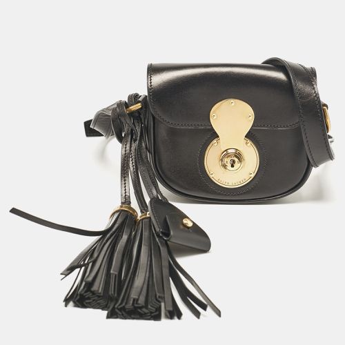 Ralph Lauren Black Leather Ricky Tassel Crossbody Bag - Ralph Lauren - Modalova