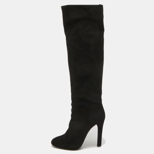 Suede Knee Length Boots Size 38 - Ralph Lauren - Modalova