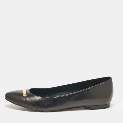 Ralph Lauren Black Leather Ballet Flats Size 38 - Ralph Lauren - Modalova