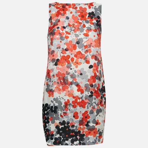 RED Valentino Multicolor Floral Print Bow Detail Mini Dress S - RED Valentino - Modalova