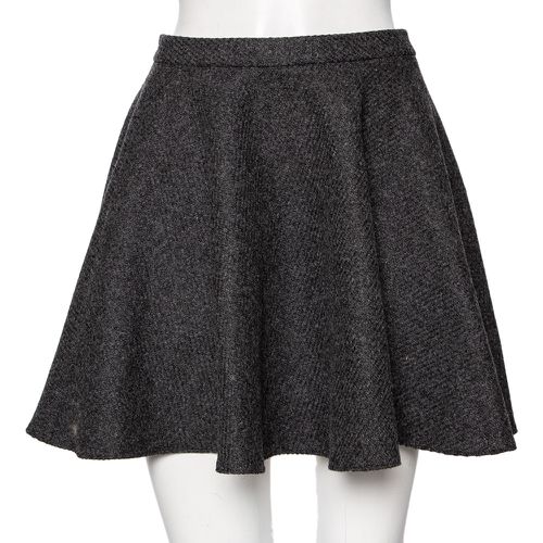 RED Valentino Grey Shetland Wool Mini Skirt S - RED Valentino - Modalova