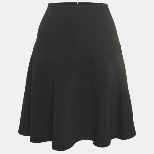 RED Valentino Black Crepe Flared Hem Mini Skirt M - RED Valentino - Modalova