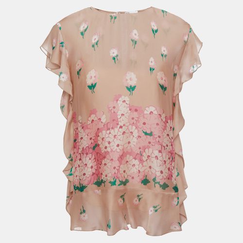 Redvalentino Silk Short Sleeved Top 42 - RED Valentino - Modalova