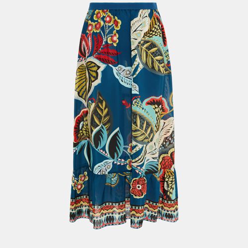 Redvalentino Silk Midi Skirt 46 - RED Valentino - Modalova