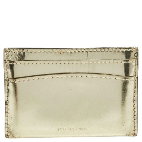 Reed Krakoff Metallic Gold Leather Card Holder - Reed Krakoff - Modalova