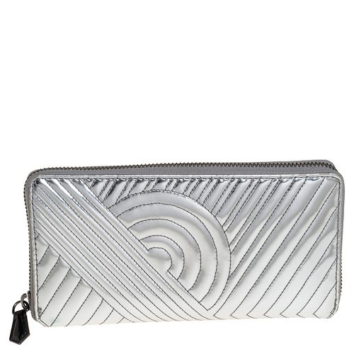 Reed Krakoff Silver Leather Zip Around Wallet - Reed Krakoff - Modalova