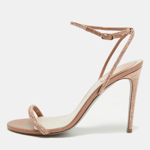 René Caovilla Metallic Leather Ellabrita Slingback Sandals Size 39 - René Caovilla - Modalova