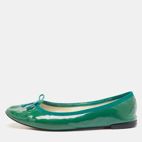 Repetto Green Patent Leather Bow Ballet Flats Size 38 - Repetto - Modalova