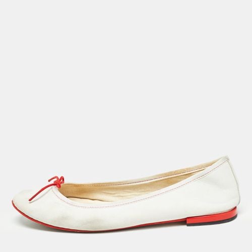 Repetto White Leather Bow Ballet Flats Size 39 - Repetto - Modalova