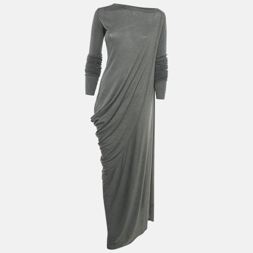 Dark Dust Jersey Full Sleeve Maxi Dress M - Rick Owens - Modalova