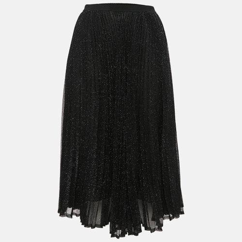 Weekend Max Mara Black Lurex Plisse Varna Maxi Skirt S - Weekend Max Mara - Modalova