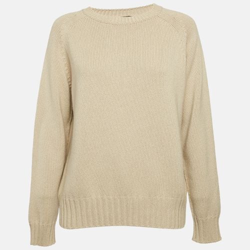 Weekend Max Mara Beige Knit Long Sleeve Sweater M - Weekend Max Mara - Modalova