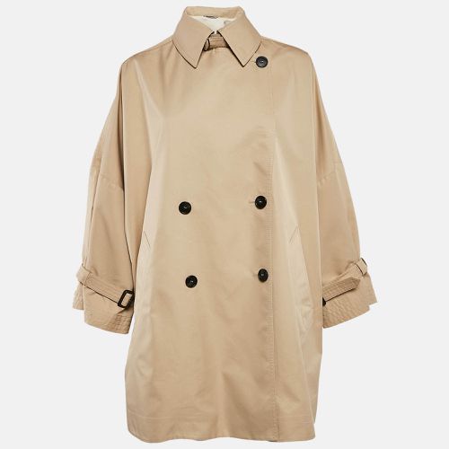 Weekend Max Mara Beige Gabardine Oversized Coat M - Weekend Max Mara - Modalova