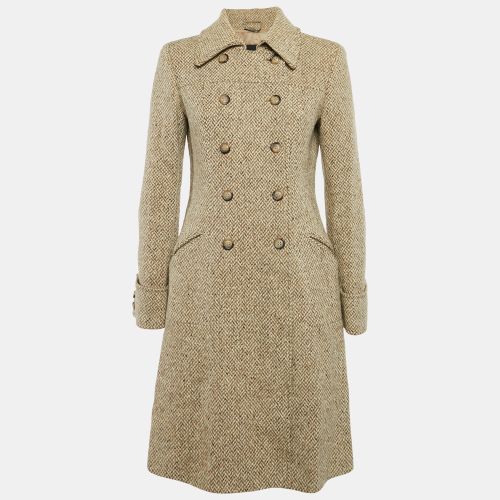 Weekend Max Mara Beige Wool Double Breasted Long Coat S - Weekend Max Mara - Modalova