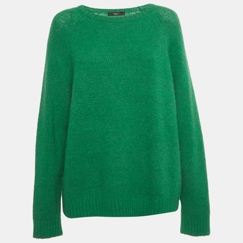 Weekend Max Mara Green Rib Knit Sweater L - Weekend Max Mara - Modalova