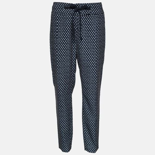 Weekend Max Mara Black Dot Print Crepe Tapered Trousers M - Weekend Max Mara - Modalova