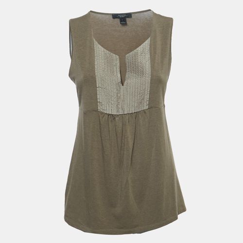 Weekend Max Mara Brown Knit Sleeveless A-Line Top L - Weekend Max Mara - Modalova