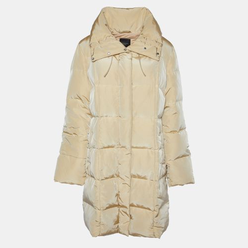 Weekend Max Mara Beige Synthetic Quilted Down Coat L - Weekend Max Mara - Modalova