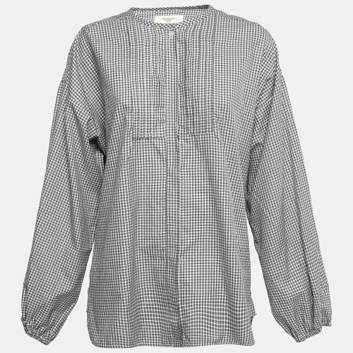 Checked Cotton Button Front Tunic M - Weekend Max Mara - Modalova