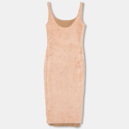 Windsor Brown Faux Suede Sleeveless Bodycon Dress S - Windsor - Modalova