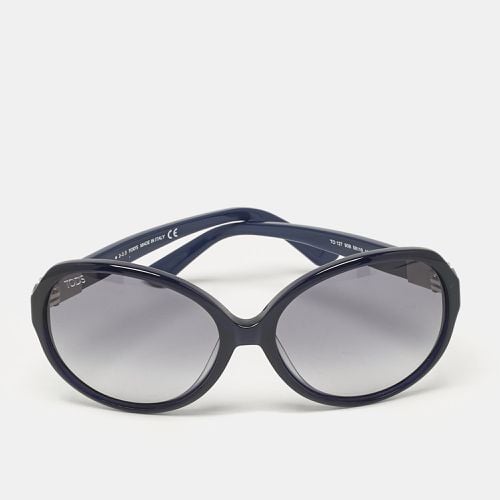 Tod's Navy Blue Gradient Logo Oversized Sunglasses - Tod's - Modalova