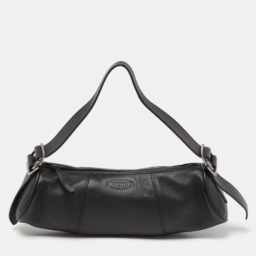 Tod's Black Leather Shoulder Bag - Tod's - Modalova