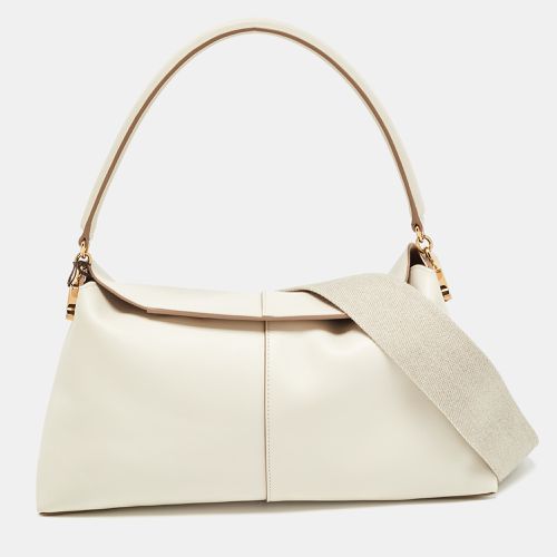 Tod's Off White Leather Small T Case Shoulder Bag - Tod's - Modalova