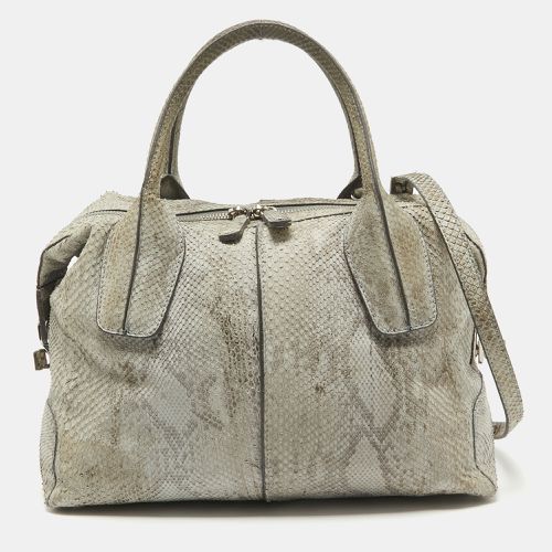 Tod's Grey Python D-Styling Satchel - Tod's - Modalova