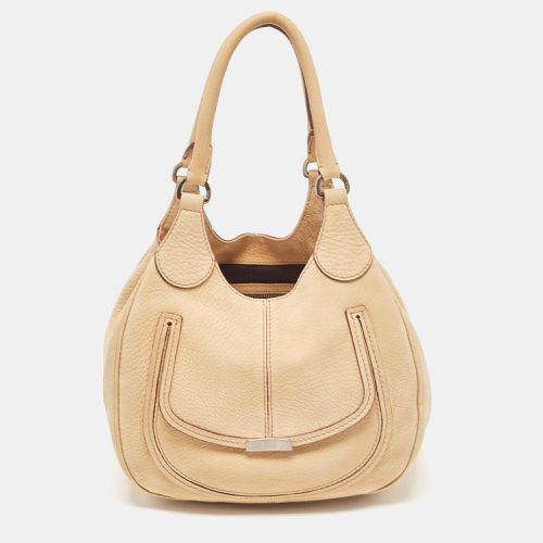 Tod's Tan Nubuck Leather Shoulder Bag - Tod's - Modalova