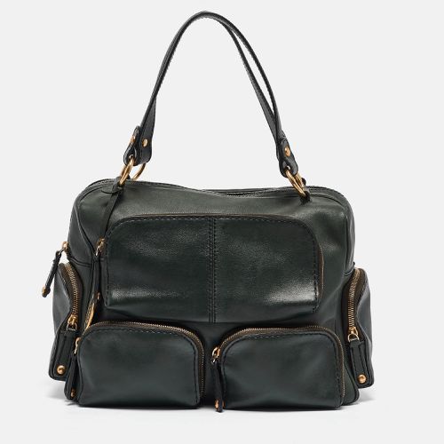 Tod's Dark Green Leather Multipocket Satchel - Tod's - Modalova