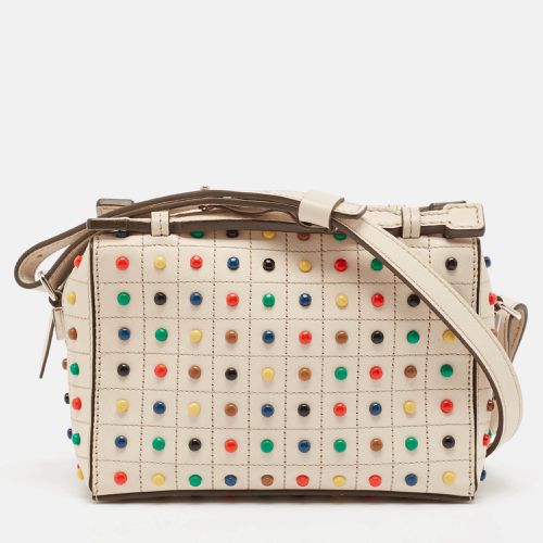 Tod's Light Beige Leather Micro Studs Gommino Shoulder Bag - Tod's - Modalova