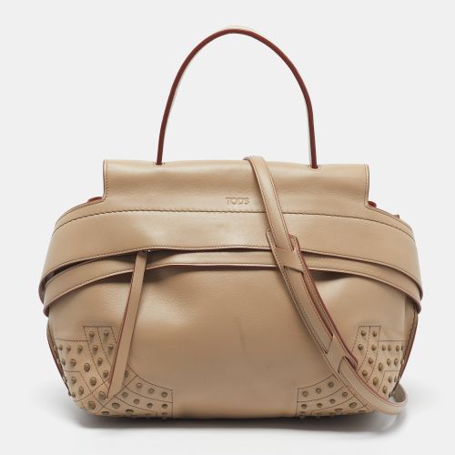 Wave Leather Top Handle Bag - Tod's - Modalova