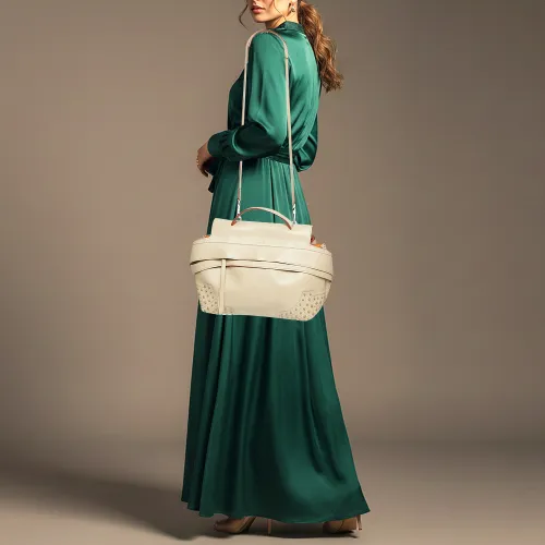 Wave Leather Top Handle Bag - Tod's - Modalova