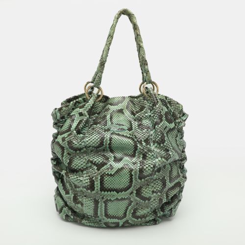 Tod's Green Python Leather Hobo - Tod's - Modalova