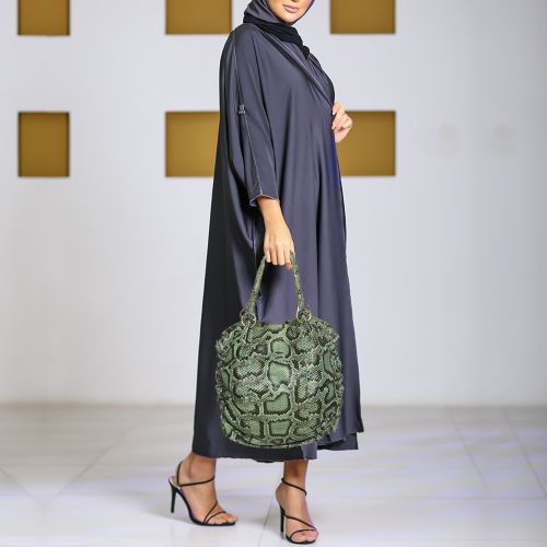 Tod's Green Python Leather Hobo - Tod's - Modalova