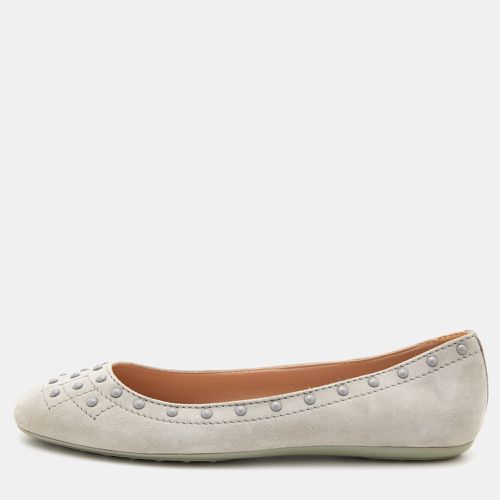 Tod's Grey Suede Ballet Flats Size 36 - Tod's - Modalova