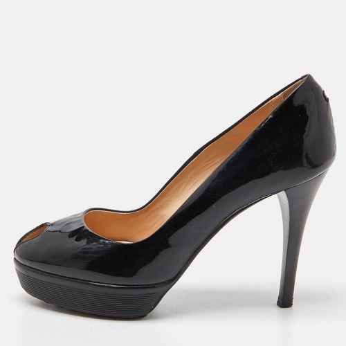 Patent Leather Peep Toe Pumps Size 36 - Tod's - Modalova