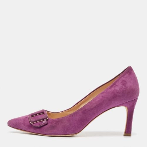 Tod's Purple Suede Buckle Pumps Size 40 - Tod's - Modalova