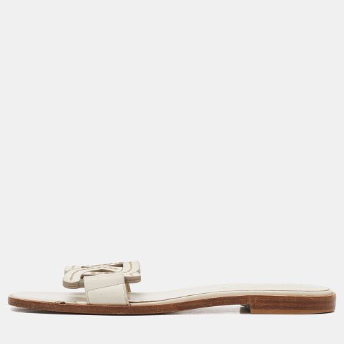 Leather Kate Flat Slides Size 37.5 - Tod's - Modalova