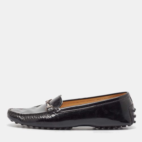 Tod's Black Patent Leather Slip On Loafers Size 37 - Tod's - Modalova