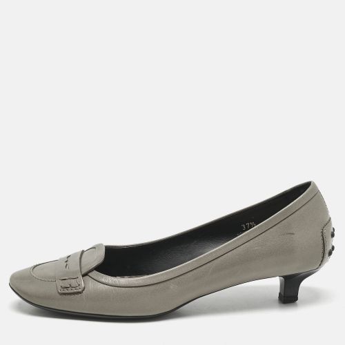 Tod's Green Leather Loafer Pumps Size 37.5 - Tod's - Modalova