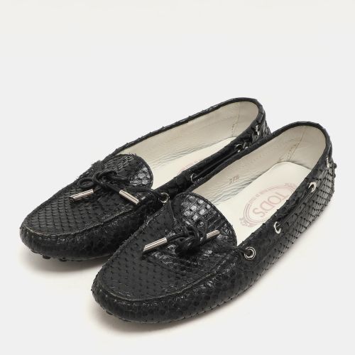 Size 37 Python Leather Loafers - Tod's - Modalova