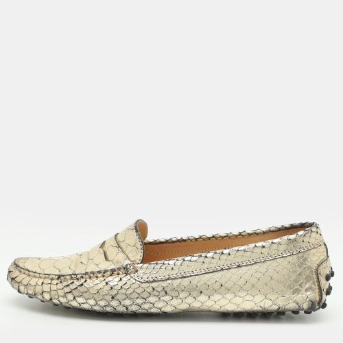 Size 38.5 Python Penny Loafers - Tod's - Modalova