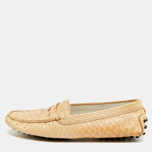 Gommino Size 39.5 Python Leather Penny Loafers - Tod's - Modalova