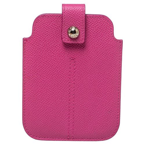 Tod's Pink Leather Phone Case - Tod's - Modalova