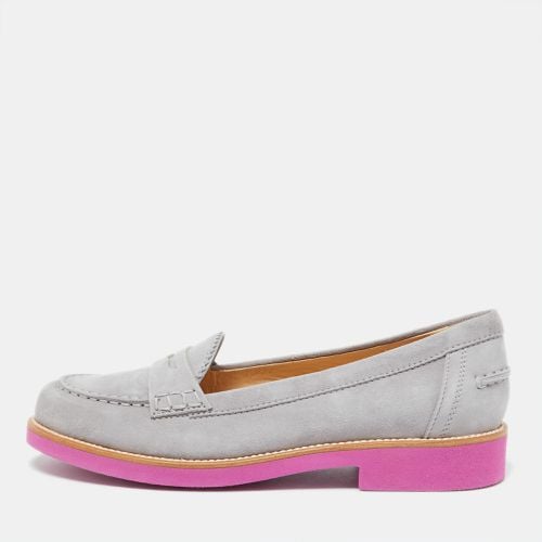 Tod's Lavender Suede Donna Loafers Size 37 - Tod's - Modalova