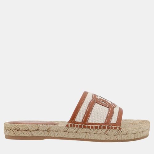 Tod'S Beige Straw Sandals EU 40 - Tod's - Modalova