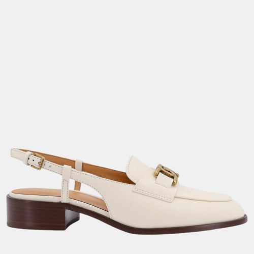 Tod'S White Leather Loafers EU 41 - Tod's - Modalova