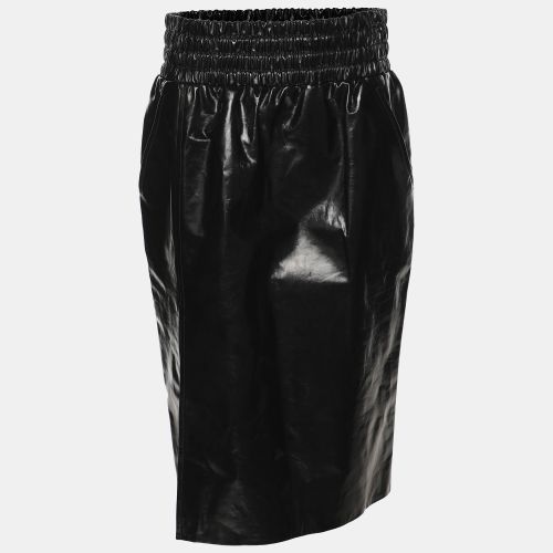 Tom Ford Black Leather Knee Length Skirt S - Tom Ford - Modalova